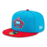 New Era Pánská kšiltovka Miami Marlins MLB Authentic City Connect 59FIFTY Fitted - Červená a modrá Velikost: 7 1/4