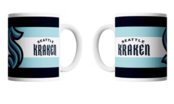 Great Branding Hrnek Seattle Kraken NHL STRIPES (330ml)