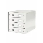 Leitz ClickStore WOW (4 zásuvky) Zásuvkový box bílá (60490001)