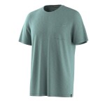 Pánské merino tričko s krátkým rukávem SMARTWOOL Men's Merino Hemp Blend Short Sleeve Poc, Dusty Teal Heather velikost: M