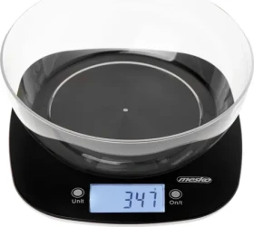 Mesko Kuchyňská váha s miskou / Kuchyňská váha (MS 3179 black)