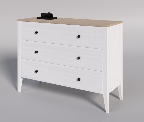 ARTEN (NANO Systems s.r.o.) Buková komoda TALO-KT1 (Bílá)