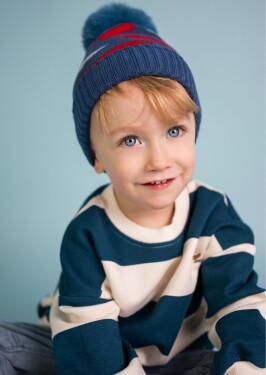 Čepice Umění Polo23359 Cozy Dino modrá 40-45 cm