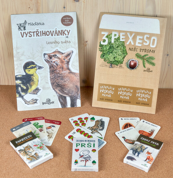 Sada papírových her z Lesního světa