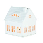 Räder Porcelánový svícen domeček Dormer House, bílá barva, porcelán