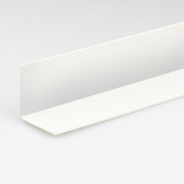 Profil uholníkový PVC bily satina 50x50x100