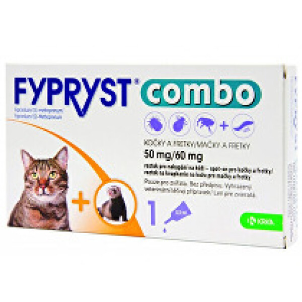 Fypryst combo spot-on 50/60mg kočka a fretka 1 pip