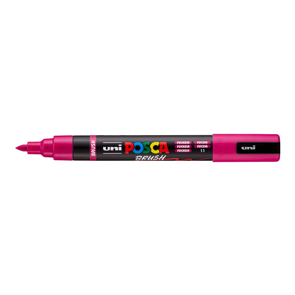 Posca popisovač PC-5BR, 1 - 4 mm, fuchsiová(11)