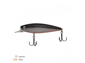 Zeck Wobler Dundee 128 DR - Grey Fire,Zeck Wobler Dundee 128 DR - Grey Fire