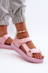Dámské sandály na platformě Big Star NN274A533 růžové 41