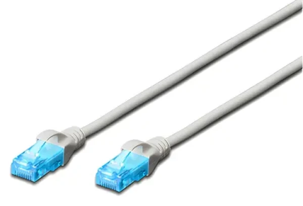 Digitus šedý / Patch kabel / UTP / CAT 5e / 1,5 m (DK-1511-015)