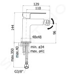 Nion Sprchové dveře pivotové dvoukřídlé L/P, 800 mm, Jika perla Glass, stříbrná/transparentní sklo H2562N10006681