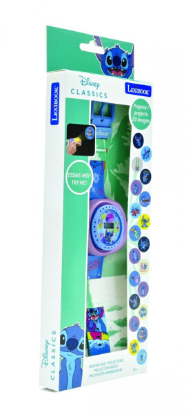 Lexibook digitální promítací hodinky Stitch s 20 obrázky - Alltoys Lexibook