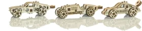 Wooden City 3D Puzzle přívěsky sportovní auta