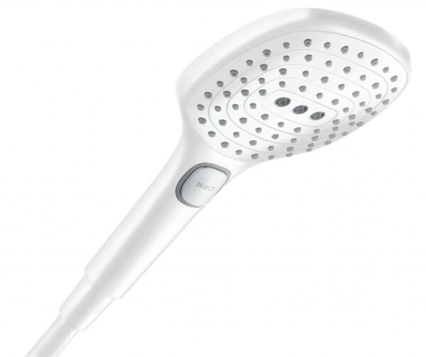 HANSGROHE - Raindance Select E Sprchová hlavice, 3 proudy, EcoSmart+, matná bílá 28729700
