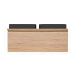 Koupelnová skříňka s umyvadlem Naturel Savona 118x43x44,8 cm dub halifax mat SAVONA120DHDUB SAVONA120DHDUB