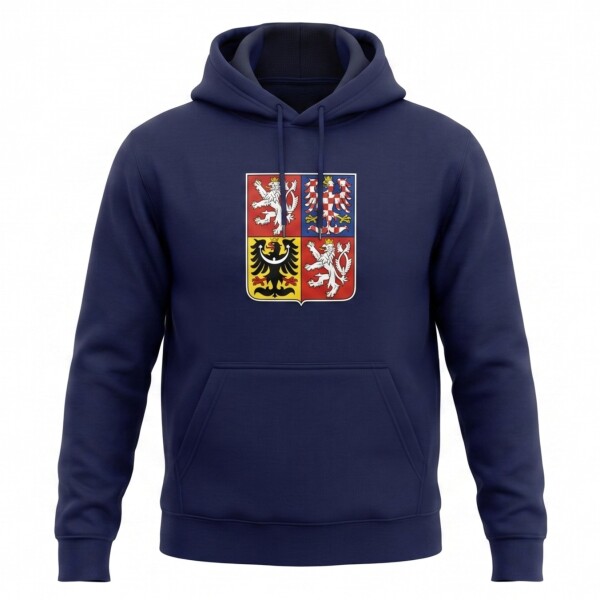 FansArena Dětská mikina Czech National Emblem Navy Velikost: Dětské S 6 - 106 - 116