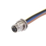 Weidmüller SAIE-M12BK-5-0.2VHM16-1.5 2968060000 kulatý konektor DIN, 1 ks