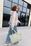 Stylová kabelka Reisenthel Daily Shopper Puffer iced matcha