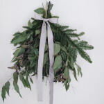 Bella Rose Sametová stuha 3 cm – šedá (9 m), šedá barva, textil