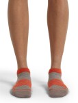 ICEBREAKER Wmns Mer Run+ Ultralight Micro, Porcini/Fervid velikost: 35-37 (S)