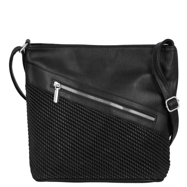 Trendy dámská crossbody kabelka Suli, černá
