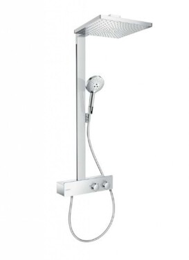 HANSGROHE - Raindance E Sprchový set, s termostatem, 30x30 cm, EcoSmart, matná bílá 27362700