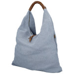 Trendy dámská textilní kabelka na rameno Alice, modrá