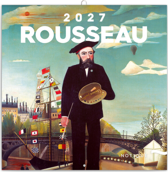 Kalendář 2027 poznámkový: Henri Rousseau, 30 x 30 cm