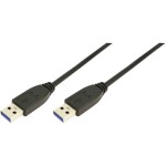 Delock USB 2.0 prodlužovací kabel plochý zahnutý [1x USB 2.0 zástrčka A - 1x USB 2.0 zásuvka A] 1.00 m černá oboustranně zapoji