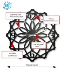 DumDekorace Nástěnné hodiny velké
