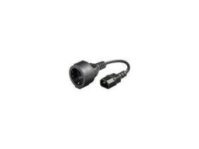 Gembird Power Adapter Cord IEC320 C14 -Schuko, M-F, 15cm, PC-SFC14M-01