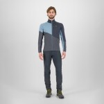 KARPOS Federa Full-Zip Fleece, Woodl.Gray/Black/Smoke Blue velikost: L