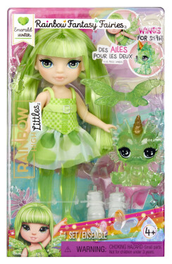 Rainbow High Malá sestřička víla - Emerald (Green) - MGA