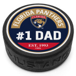 Mustang Puk Florida Panthers NHL #1 Dad Textured Puck