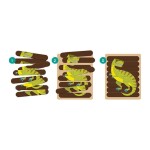 Mudpuppy Puzzle Sticks - Dinosauři (24 dílků)