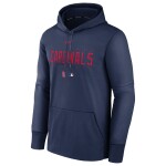 Nike Pánská mikina St. Louis Cardinals MLB 2023 Authentic Pregame Therma Hoodie Velikost: 3XL