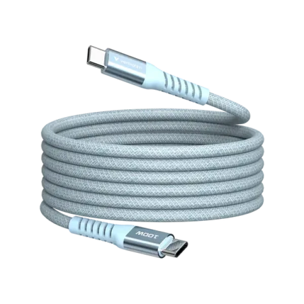 Verbatim 31856 Magnetický 100W USB-C kabel 1.2m modrá / USB-C(M) / USB-C(M) / PD QC 3.0 (31856)