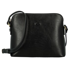 Luxusní dámská kožená crossbody Katana Kerto, černá