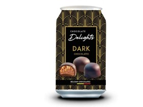 Pralinky Delights plech dark 65g