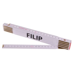 Metr skládací, 2m, dřevěný, PROFI, "FILIP"