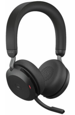 Jabra Evolve2 75 MS USB-C černá / bezdrátová sluchátka / mikrofon / ANC / USB-C (nabíjení) / USB adaptér + Bluetooth (27599-999-899)