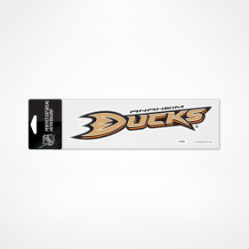 Wincraft Samolepka Anaheim Ducks Logo Text Decal% 1 ks