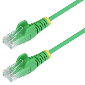 StarTech CAT6 Slim zelená / Síťový kabel / RJ-45 / 0,5 m / PoE (N6PAT50CMGNS)