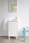 DURAVIT - ME by Starck Umývátko nábytkové 43x30 cm, s přepadem, s otvorem pro baterii, WonderGliss, bílá 07234300001