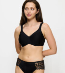 Dámská podprsenka Modern Soft+Cotton W01 - BLACK - černá 0004 - TRIUMPH BLACK 100C