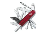 VICTORINOX Kapesní nůž CYBER TOOL 34 červená transparentní (1.7725.T)