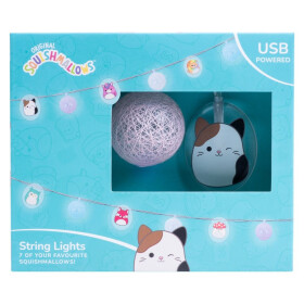 Squishmallows FIZZ Světelný řetěz - Squish parta