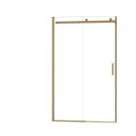HOPA - Sprchové dveře BELVER GOLD NEW - Barva rámu - Zlatá, Rozměr A - 120, Směr zavírání - Univerzální Levé / Pravé, Výplň - Čiré bezpečnostní sklo - 8 mm BCBELV12BGCN