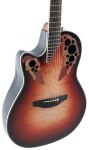 Ovation Celebrity Elite Plus Mid Cutaway Lefthand Ruby Burst